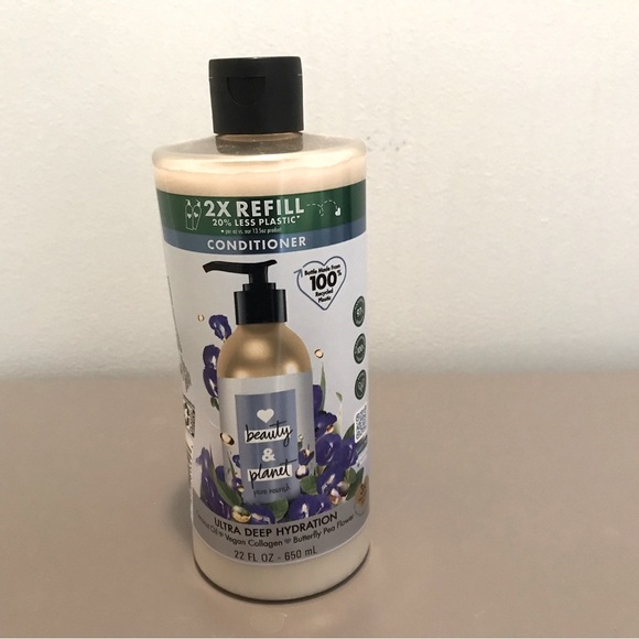 Beauty & Planet Other - Beauty & Planet Ultra Deep Hydration Conditioner, 22 OZ. Butterfly Pea Flower.